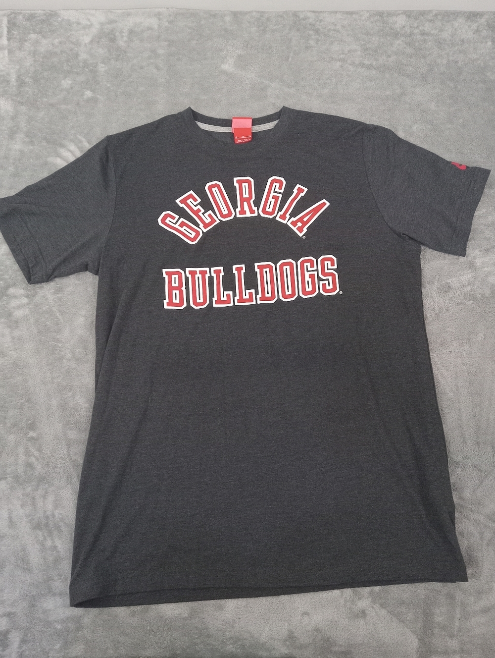 Nike Georgia Bulldogs Men's Dark Gray Graphic T‑Shirt Size XL